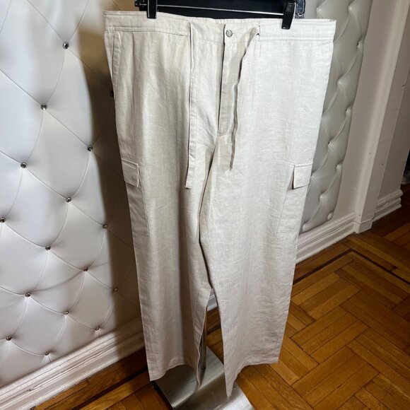 Claiborne Men's Cream Pants Size XL - Picture 2 of 10
